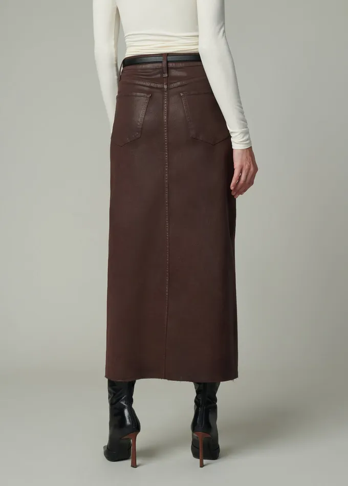 Skirts THE EVA COATED MAXI SKIRT Espresso Joe8217s Jeans Women