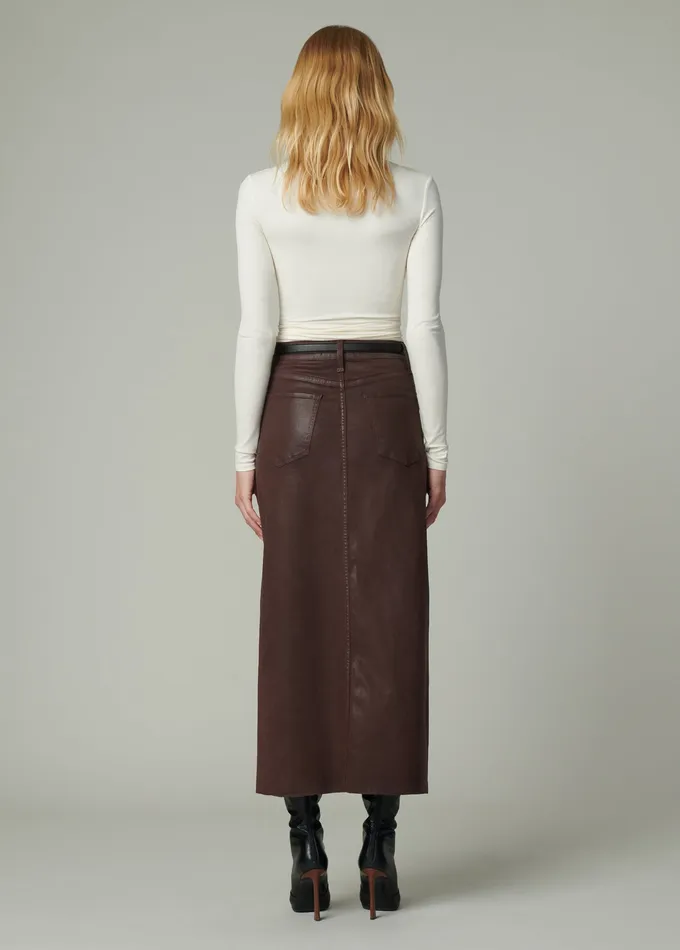 Skirts THE EVA COATED MAXI SKIRT Espresso Joe8217s Jeans Women