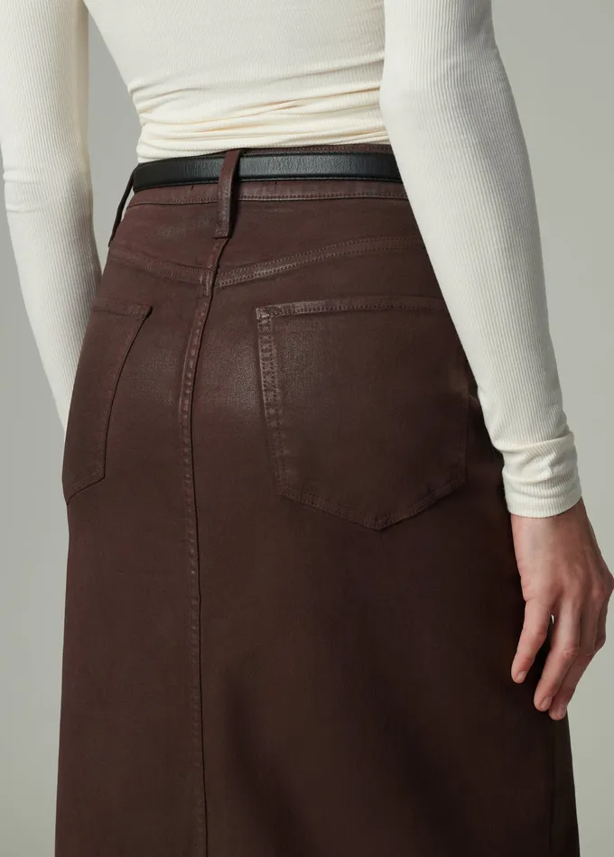 Skirts THE EVA COATED MAXI SKIRT Espresso Joe8217s Jeans Women