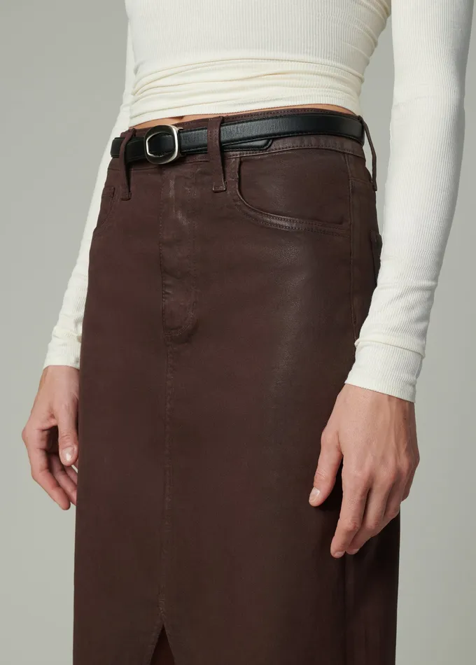 Skirts THE EVA COATED MAXI SKIRT Espresso Joe8217s Jeans Women