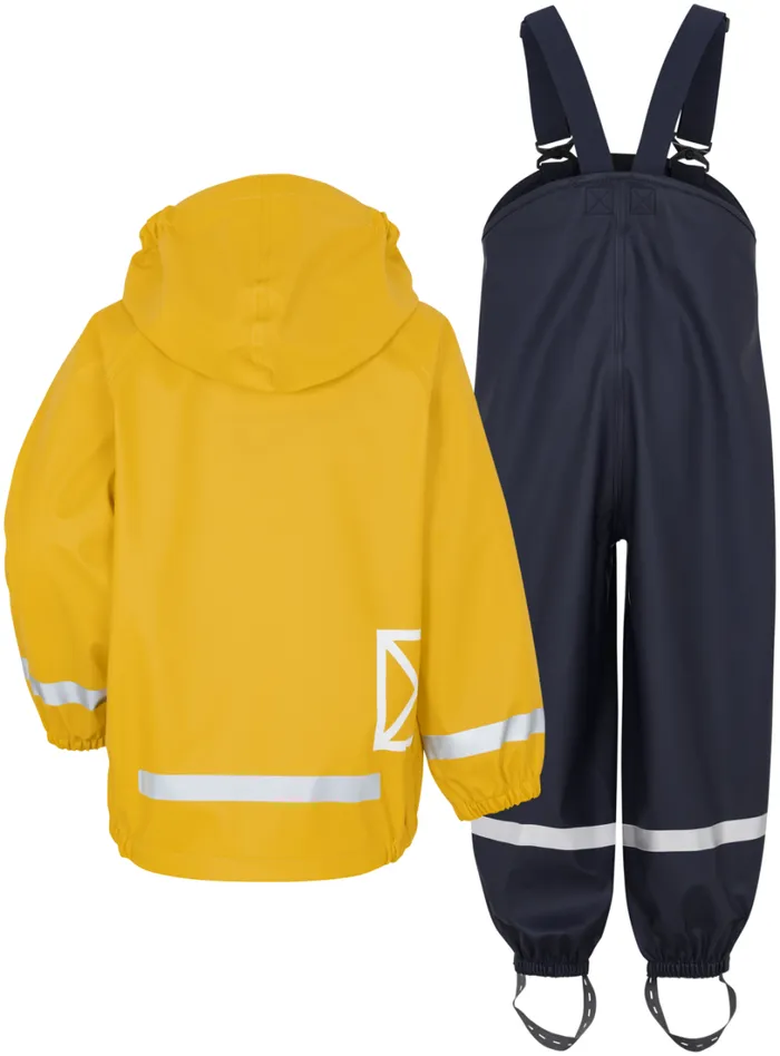 Slaskeman Classic Kids Set Oat Yellow Kids Didriksons Unlined Rain Set