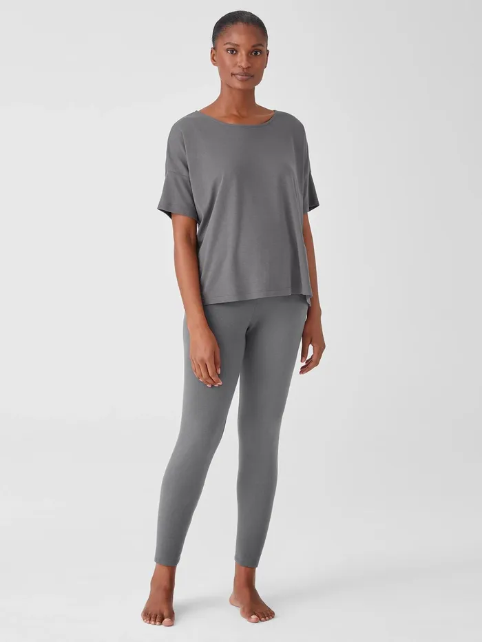Sleepwear Women Eileen Fisher Cozy Brushed Terry Hug HighWaisted Sleep Leggings Ash Sleepwear Women Eileen Fisher Cozy Brushed Terry Hug HighWaisted Sleep Leggings Ash