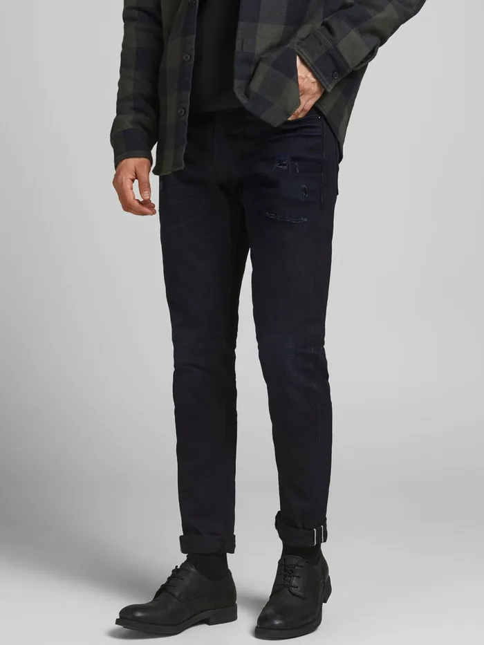 Slim Jeans JACK and JONES Mens GLENN ROYAL R248 SLIM FIT JEANS Blue Blue Denim Slim Jeans JACK and JONES Mens GLENN ROYAL R248 SLIM FIT JEANS Blue Blue Denim
