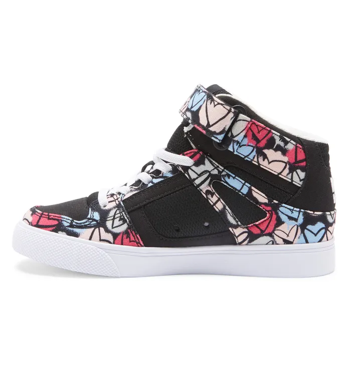 Sneakers DC Shoes Kids Girls Pure High Elastic Lace Shoes blackmulti