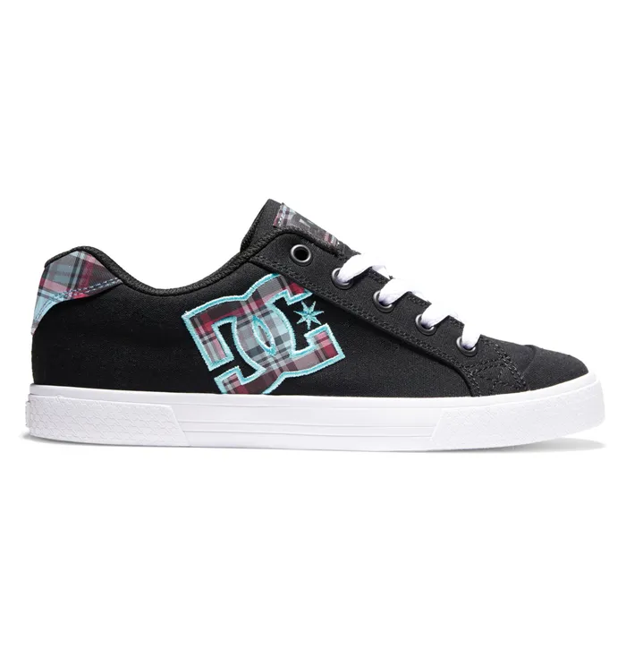 Sneakers DC Shoes Women Chelsea Shoes blackplaidwhite