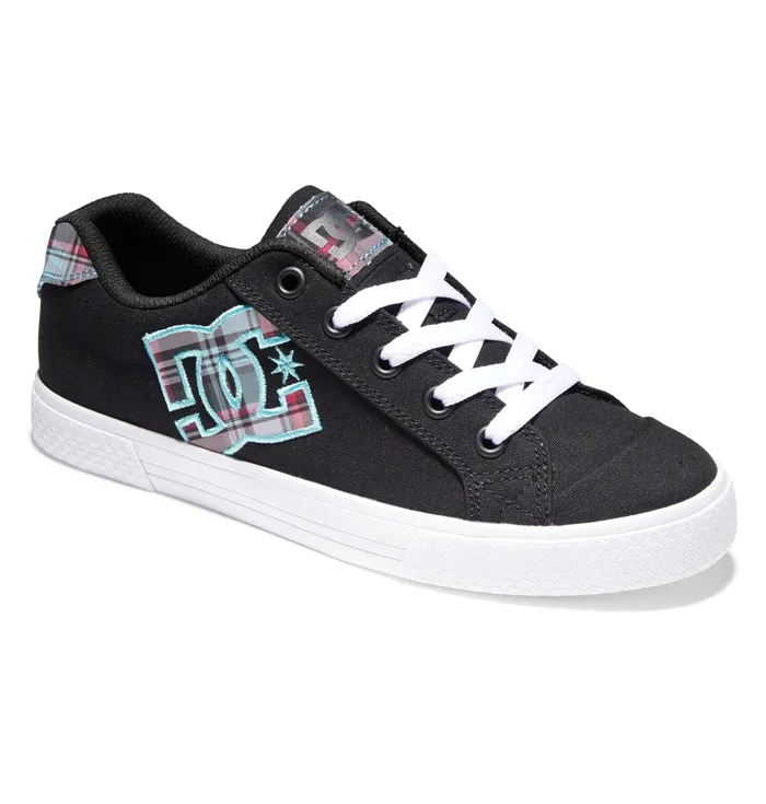 Sneakers DC Shoes Women Chelsea Shoes blackplaidwhite