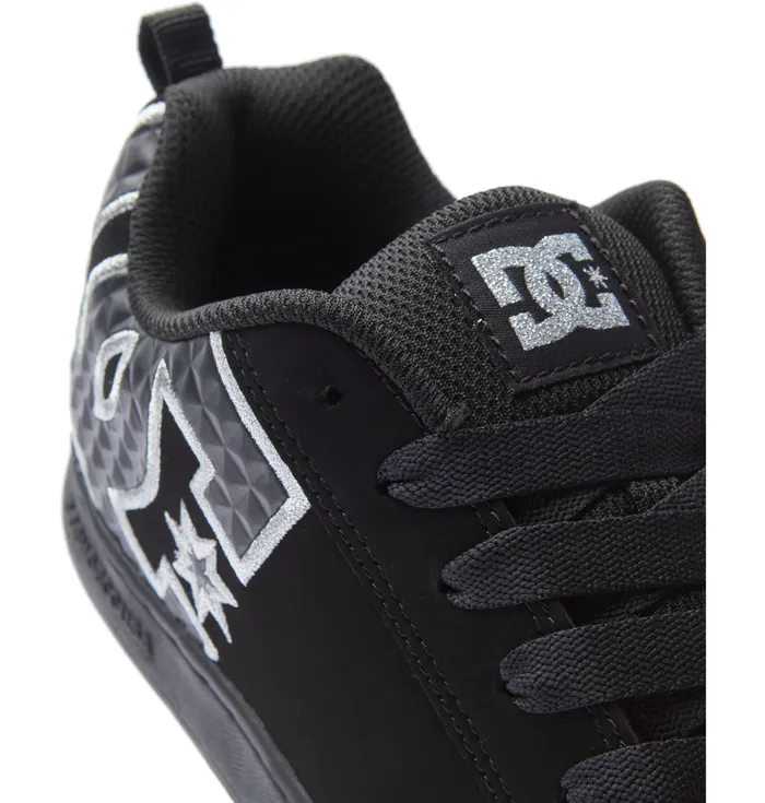 Sneakers DC Shoes Women Court Graffik Shoes battleshipgun metal