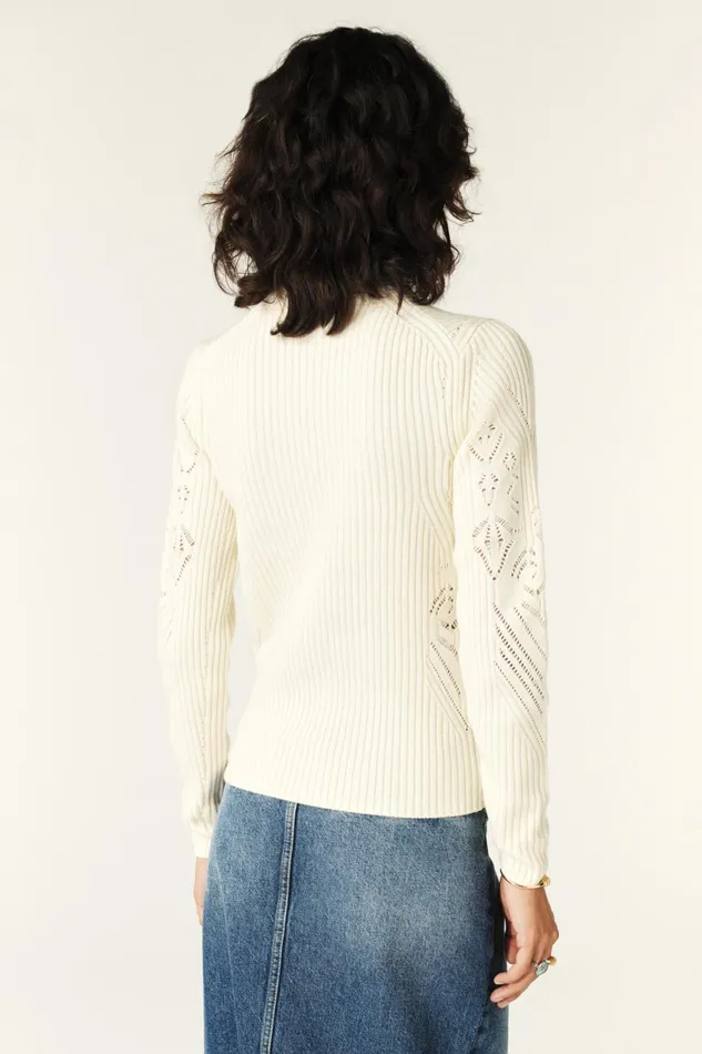 Sock Sweater Aron OffWhite Women Baandsh Sweaters and Cardigans