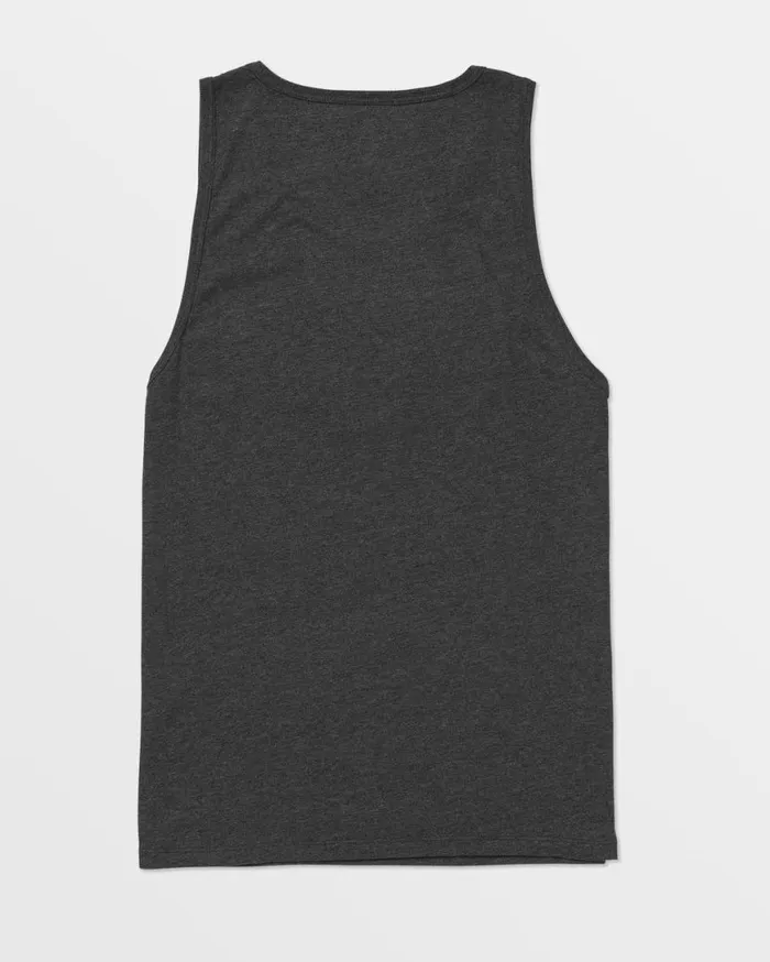 Solid Heather Tank 8211 Dark Black Heather Mens Volcom Hiking