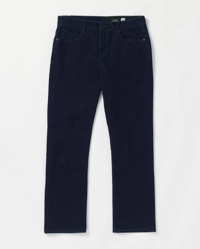 Solver Modern Fit Jeans 8211 Blue Rinse Mens Volcom Jeans