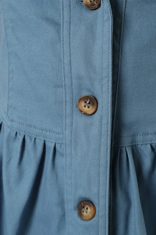 Sonja Midi Dress Steel Blue Dresses Petal and Pup Women