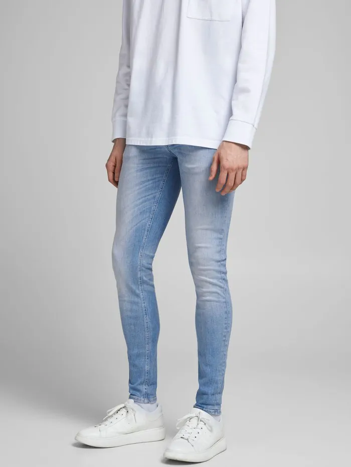 Spray On Jeans JACK and JONES Mens TOM ORIGINAL JOS 810 SKINNY FIT JEANS Blue Blue Denim Spray On Jeans JACK and JONES Mens TOM ORIGINAL JOS 810 SKINNY FIT JEANS Blue Blue Denim