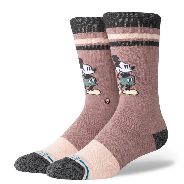 Stance X Vintage Disney 2020 Crew Socks Mickey Mouse 8211 Multi MenWomen Stance Crew Stance X Vintage Disney 2020 Crew Socks Mickey Mouse 8211 Multi MenWomen Stance Crew