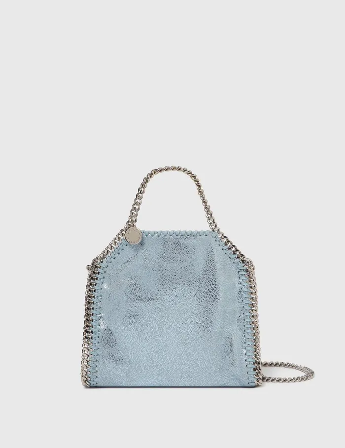Stella McCartney Crossbody Bags Women Falabella Pearl Tiny Tote Bag Sapphire Blue Stella McCartney Crossbody Bags Women Falabella Pearl Tiny Tote Bag Sapphire Blue