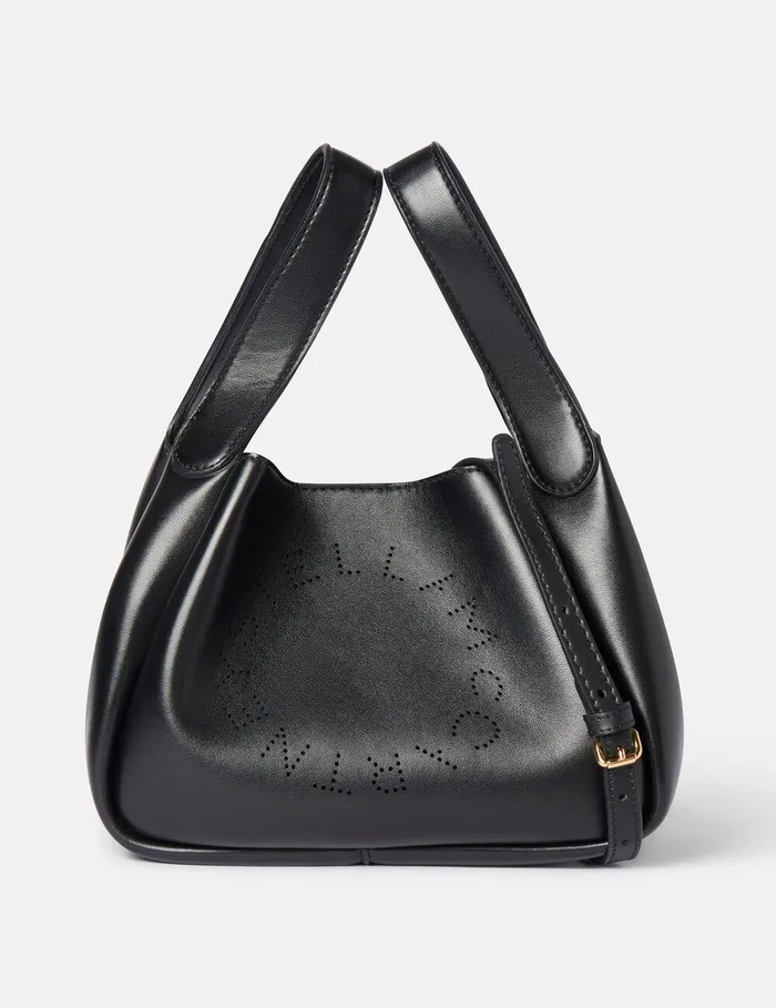 Stella McCartney Crossbody Bags Women Logo Double Top Handle Crossbody Bag Chestnut Brown Stella McCartney Crossbody Bags Women Logo Double Top Handle Crossbody Bag Chestnut Brown