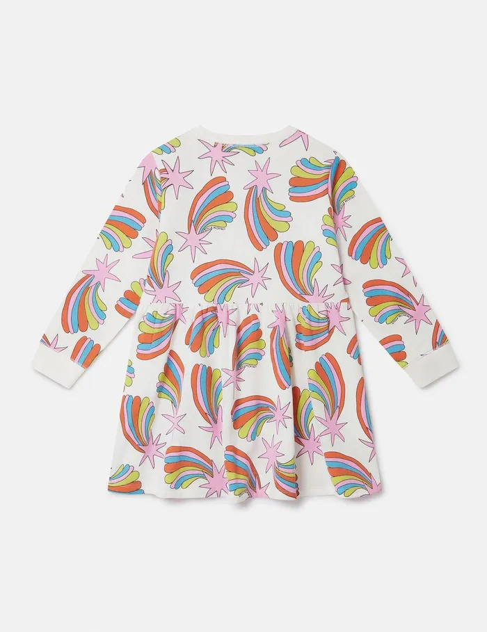Stella McCartney Dresses and Jumpsuits Kids Shooting Stars LongSleeved Dress Ivory Multi Stella McCartney Dresses and Jumpsuits Kids Shooting Stars LongSleeved Dress Ivory Multi