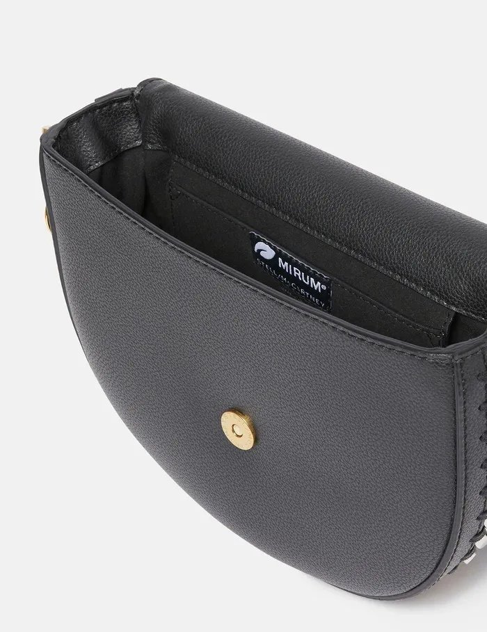 Stella McCartney Frayme Bag Women Frayme MIRUM Medium Flap Shoulder Bag Black Stella McCartney Frayme Bag Women Frayme MIRUM Medium Flap Shoulder Bag Black