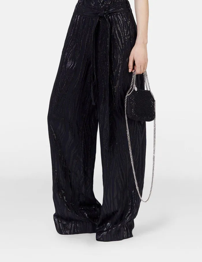 Stella McCartney Mini Bags And Clutches Women Falabella Crystal Mesh Mini Tote Bag Black Stella McCartney Mini Bags And Clutches Women Falabella Crystal Mesh Mini Tote Bag Black