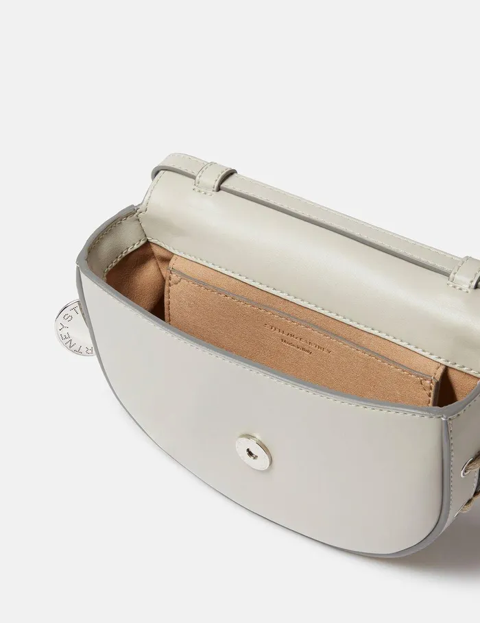 Stella McCartney Mini Bags And Clutches Women Frayme Whipstitch Small Shoulder Bag Clay White Stella McCartney Mini Bags And Clutches Women Frayme Whipstitch Small Shoulder Bag Clay White
