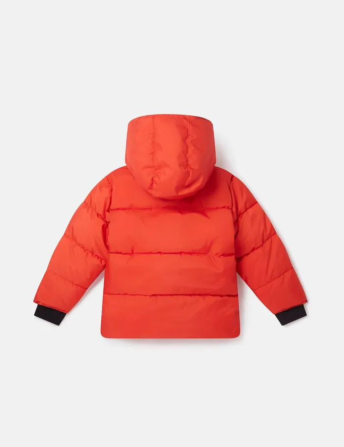 Stella McCartney Outerwear Kids Ski Star Puffer Coat Red Stella McCartney Outerwear Kids Ski Star Puffer Coat Red