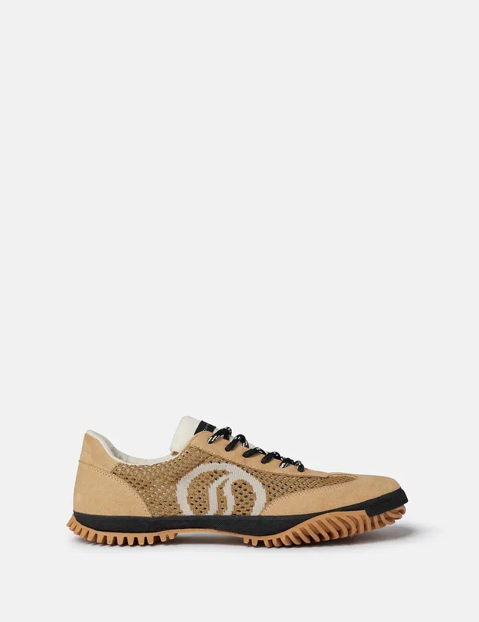 Stella McCartney Sneakers Women SWave Sport Mesh Paneled Sneakers Pecan Brown Stella McCartney Sneakers Women SWave Sport Mesh Paneled Sneakers Pecan Brown