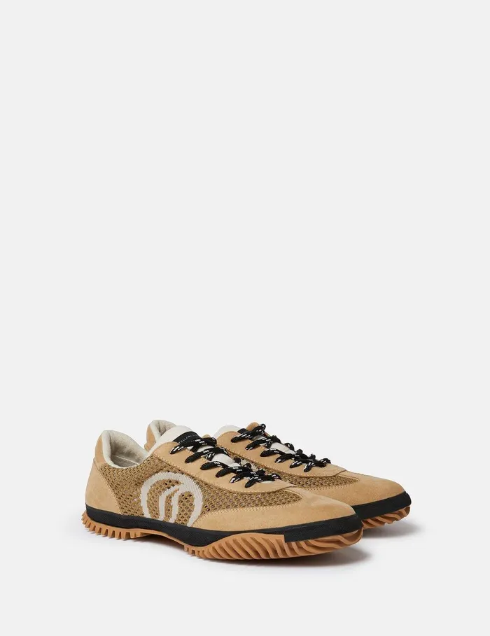 Stella McCartney Sneakers Women SWave Sport Mesh Paneled Sneakers Pecan Brown Stella McCartney Sneakers Women SWave Sport Mesh Paneled Sneakers Pecan Brown