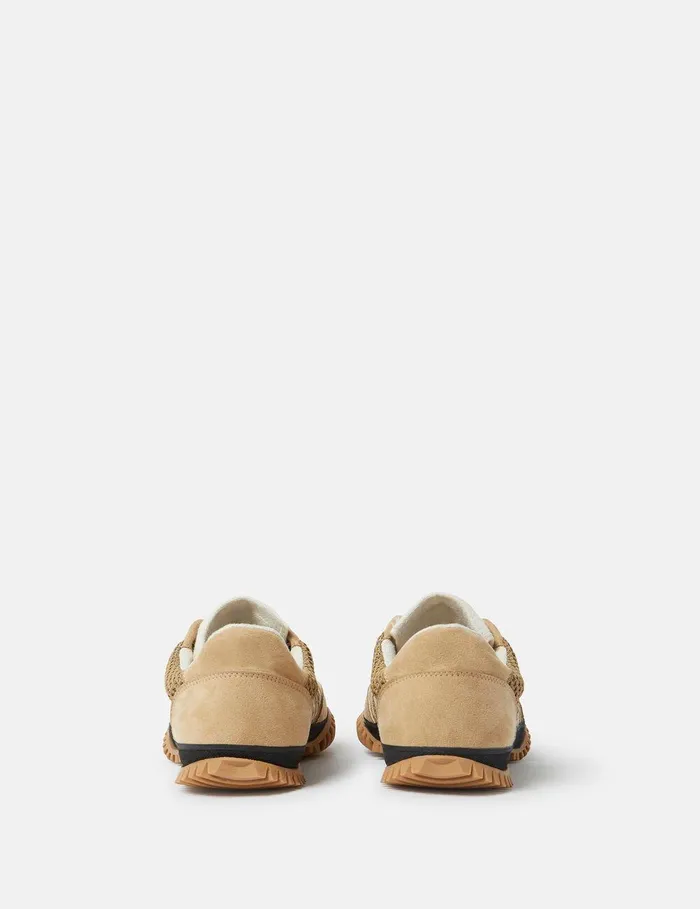 Stella McCartney Sneakers Women SWave Sport Mesh Paneled Sneakers Pecan Brown Stella McCartney Sneakers Women SWave Sport Mesh Paneled Sneakers Pecan Brown