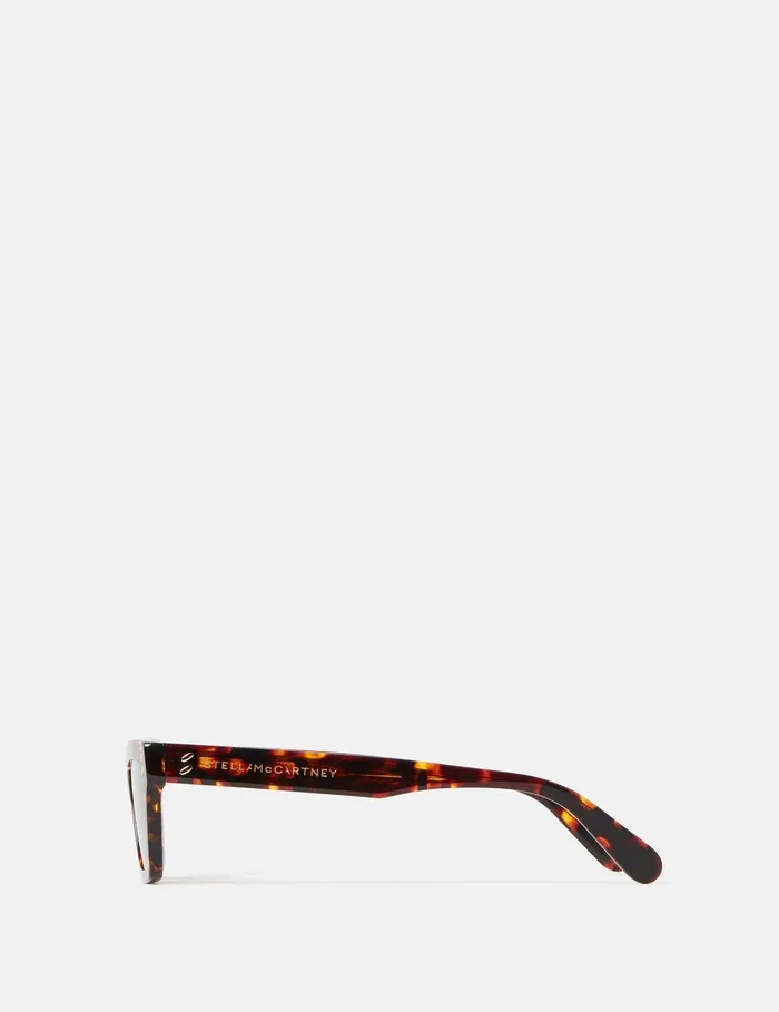 Stella McCartney Sunglasses Women Rectangular CatEye Sunglasses Orange Havana Stella McCartney Sunglasses Women Rectangular CatEye Sunglasses Orange Havana