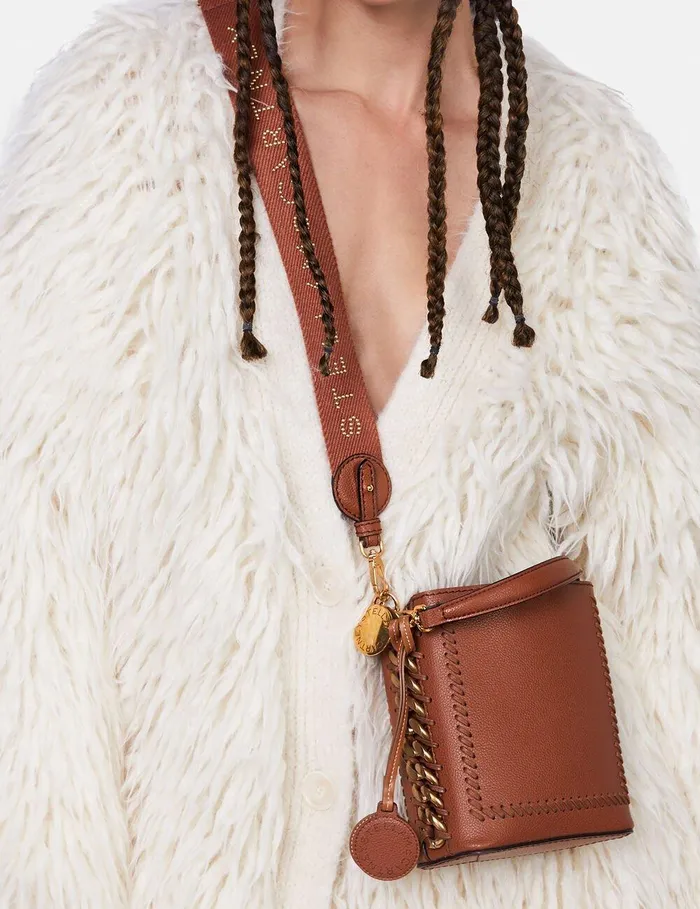 Stella McCartney TopHandle Bags Women Frayme MIRUM Mini Square Bucket Bag Brandy Stella McCartney TopHandle Bags Women Frayme MIRUM Mini Square Bucket Bag Brandy