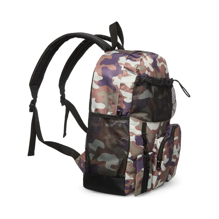 Steve Madden Backpack With Clipp Off Pouch Camo Black Womens Belt Bags and Backpacks Steve Madden Backpack With Clipp Off Pouch Camo Black Womens Belt Bags and Backpacks