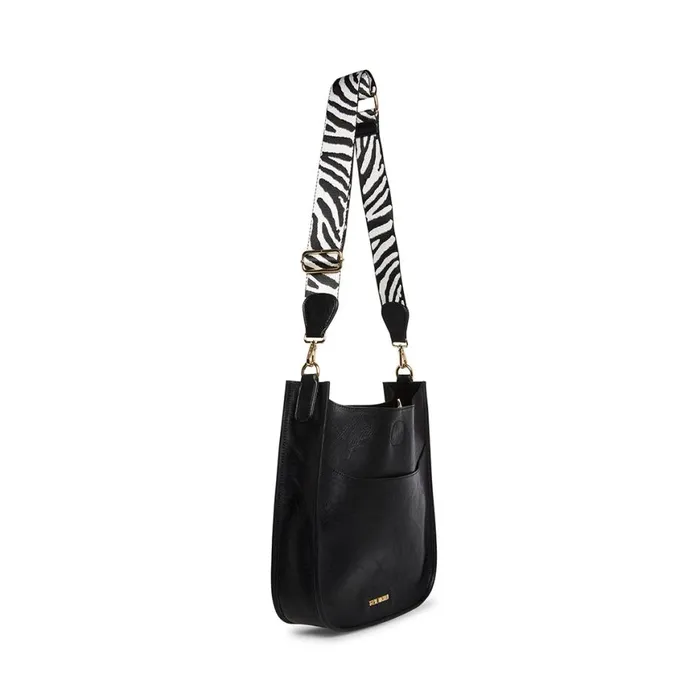Steve Madden Brayaa Black Womens Shoulder Bags Steve Madden Brayaa Black Womens Shoulder Bags