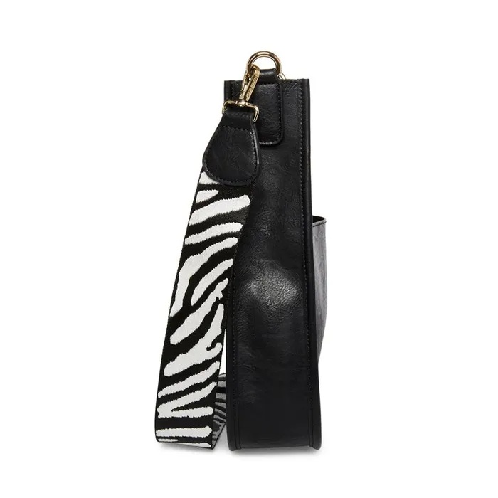 Steve Madden Brayaa Black Womens Shoulder Bags Steve Madden Brayaa Black Womens Shoulder Bags