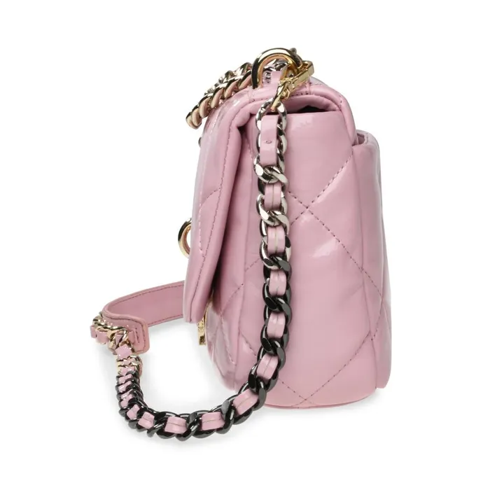 Steve Madden Bterra Patent Light Pink Womens Shoulder Bags