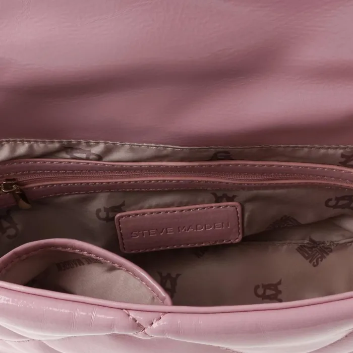 Steve Madden Bterra Patent Light Pink Womens Shoulder Bags