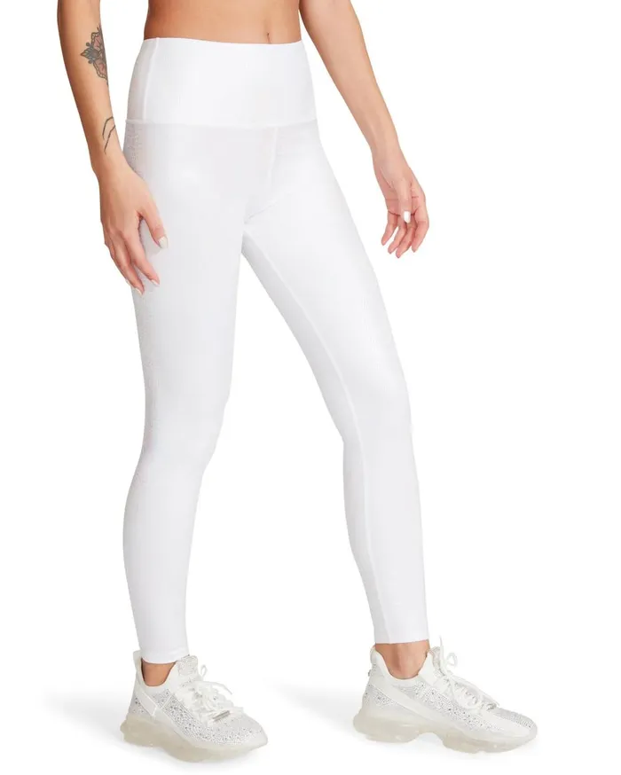 Steve Madden Iridescent Legging White Womens Lounge and Active Steve Madden Iridescent Legging White Womens Lounge and Active