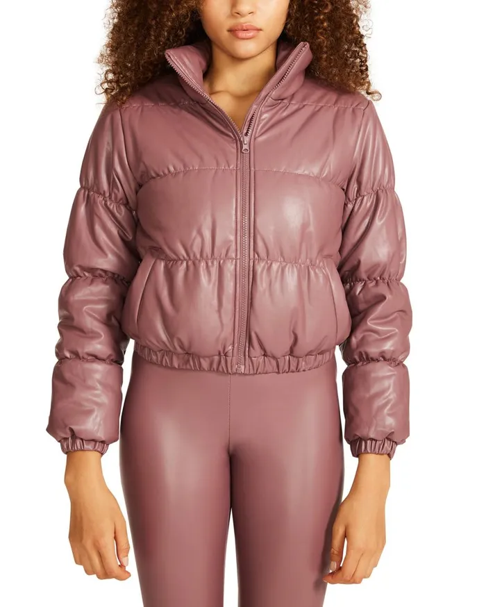 Steve Madden Kelper Jacket Rose Womens Jackets and Coats