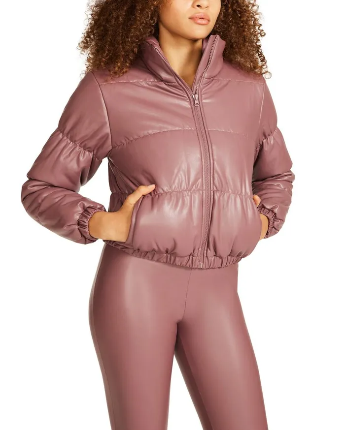Steve Madden Kelper Jacket Rose Womens Jackets and Coats