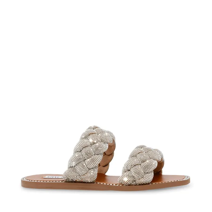 Steve Madden Newbie Rhinestones Womens Sandals