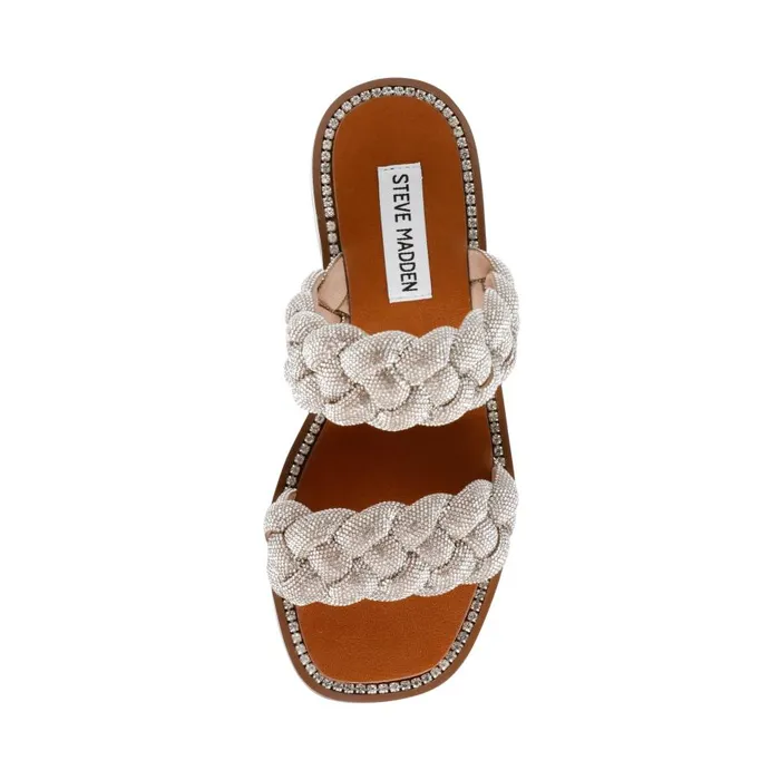 Steve Madden Newbie Rhinestones Womens Sandals