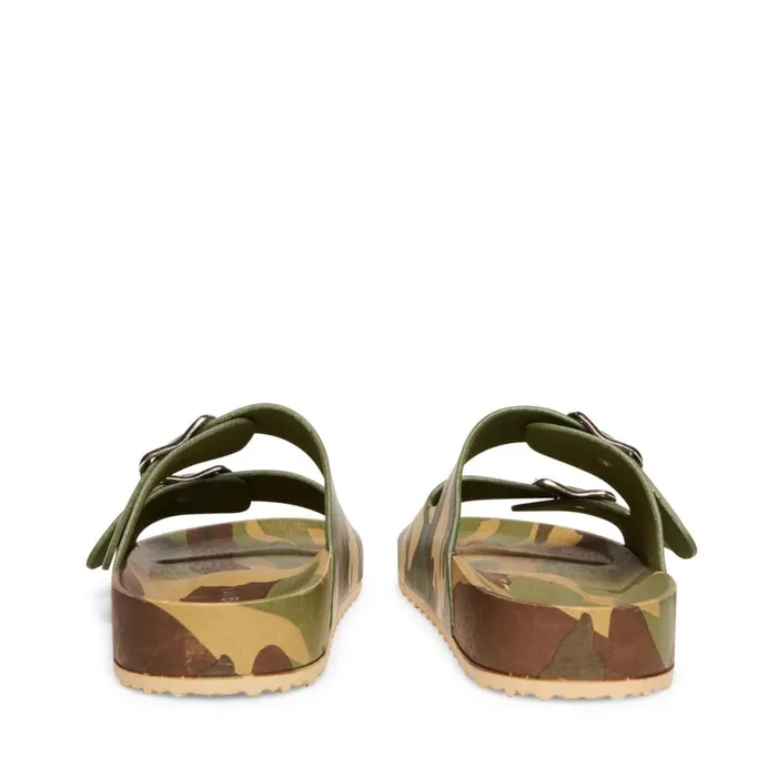 Steve Madden Teddy T Camouflage Womens Sandals