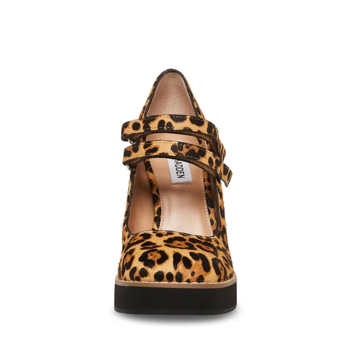 Steve Madden Twice P Leopard Womens Loafers