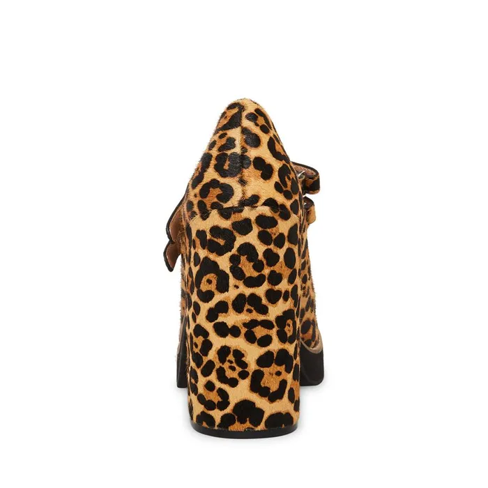 Steve Madden Twice P Leopard Womens Loafers