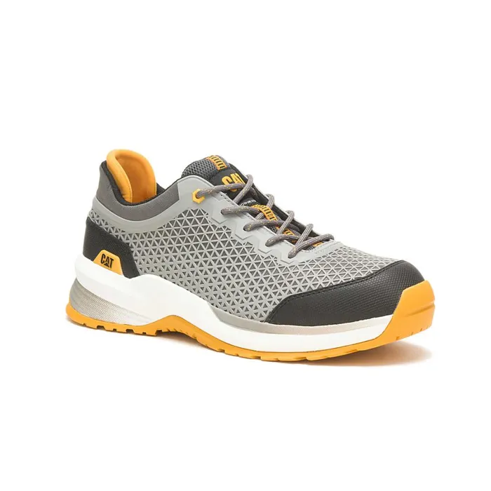 Streamline 20 Composite Toe Work Shoe Medium Charcoalpaloma Men Cat Footwear Shoes