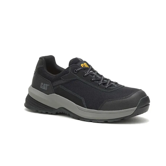 Streamline 20 Mesh Composite Toe Work Shoe Black Men Cat Footwear Shoes