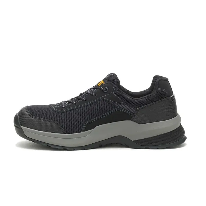 Streamline 20 Mesh Composite Toe Work Shoe Black Men Cat Footwear Shoes