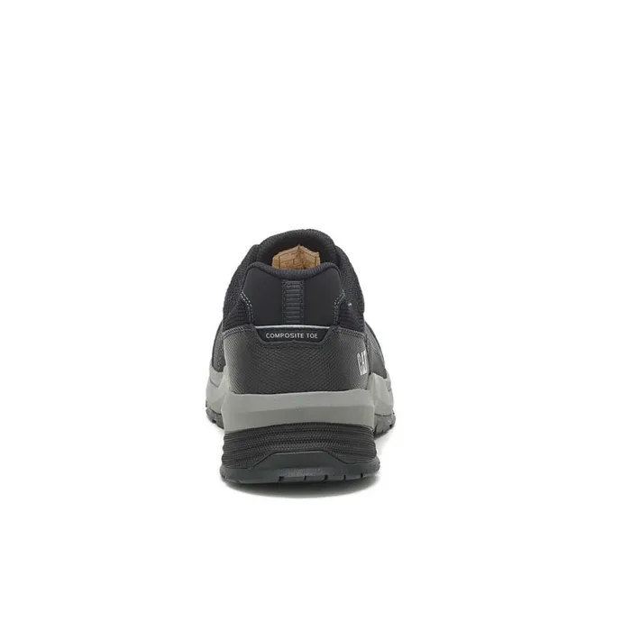 Streamline 20 Mesh Composite Toe Work Shoe Black Men Cat Footwear Shoes