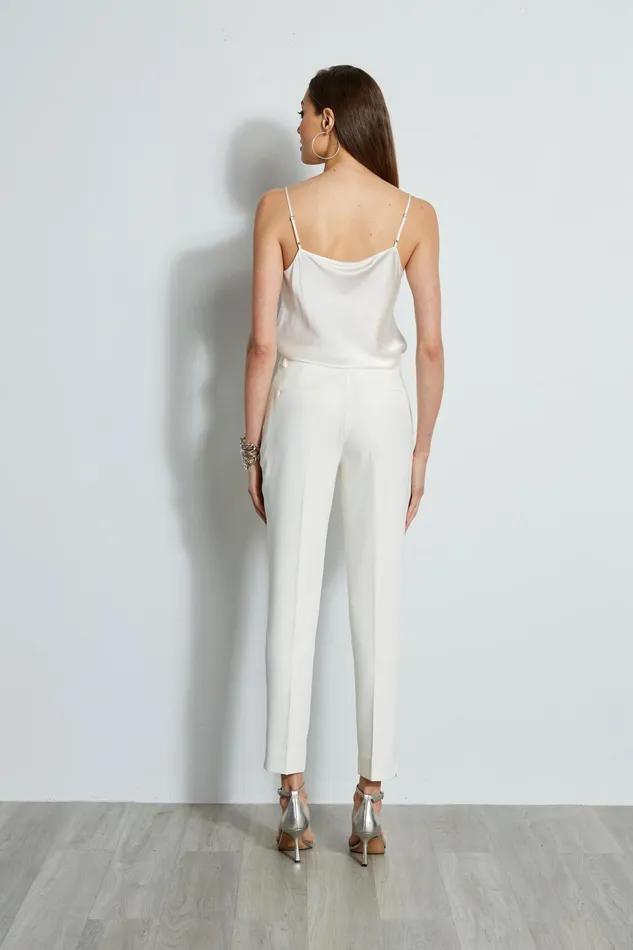 Suiting Women Elie Tahari Slim Fit Cropped Pants Sky White