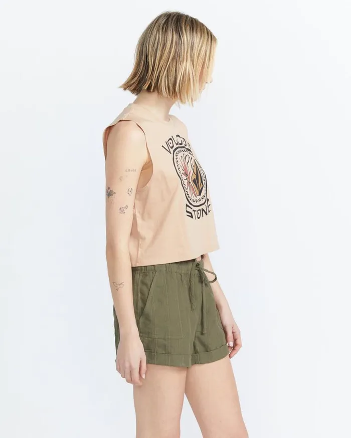 Sunday Strut Shorts 8211 Army Womens Volcom Bottoms