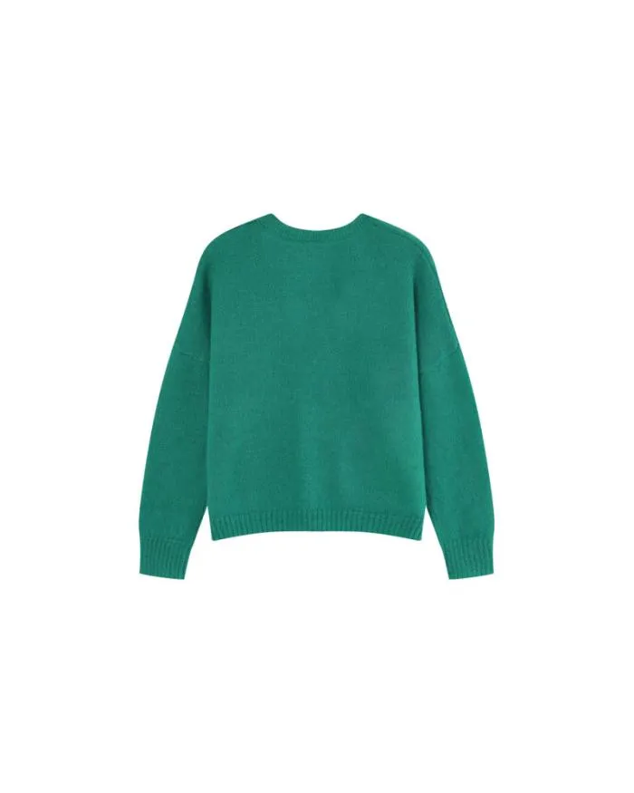 SWEATER VERT MAGALIE Shop Grace and Mila Patterned Sweaters