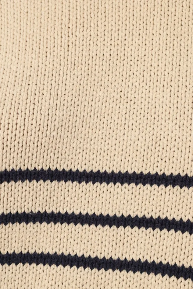 Sweaters Tenzie Stripe Knit Sweater Natural Navy Petal and Pup Women
